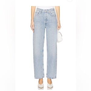 Agolde Henson High Rise Taper Jeans in Replica
